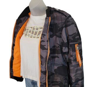 Camo Lightweight Bomber Jacket - Medium NWOT
